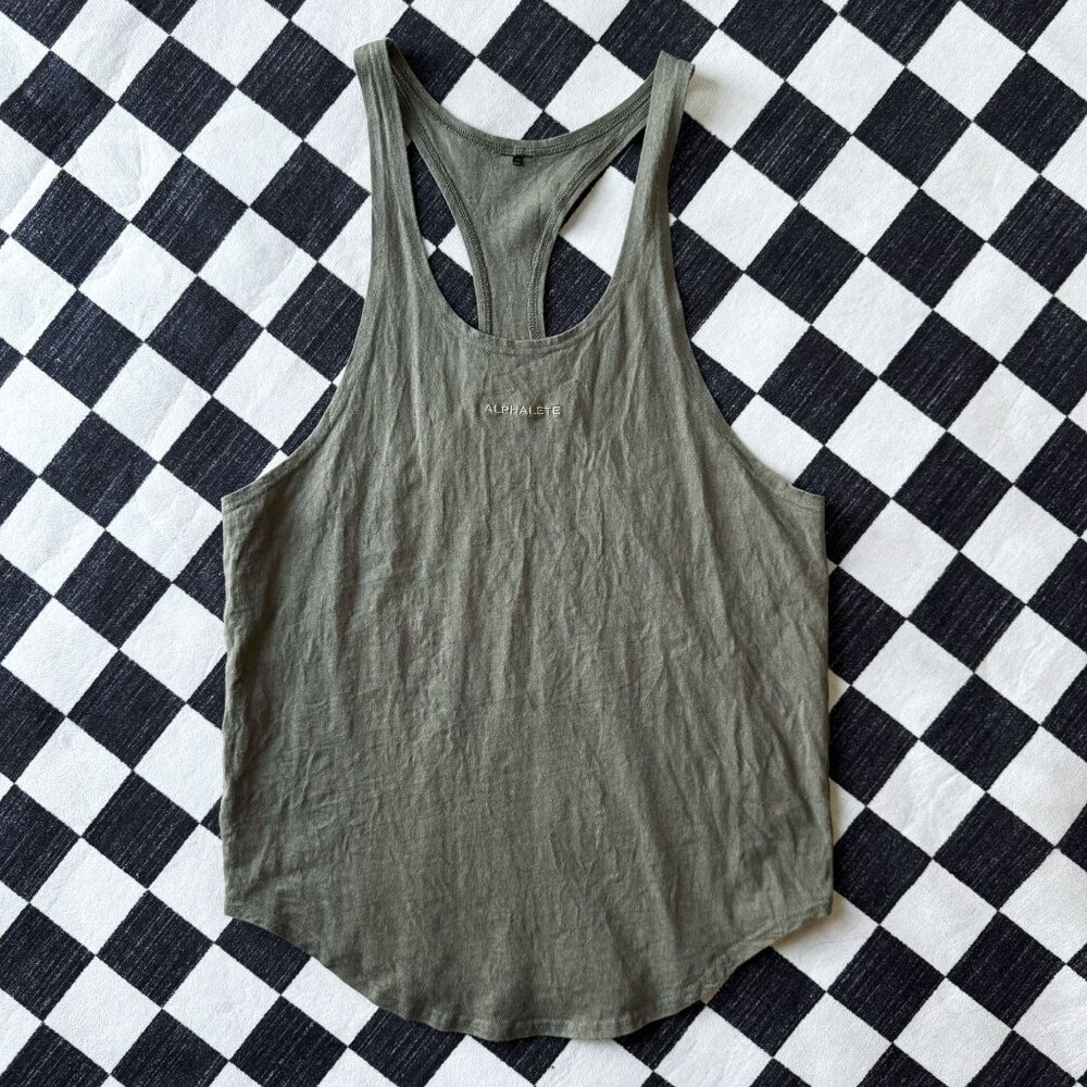 Alphalete Heavy Cotton Core Stringer - L